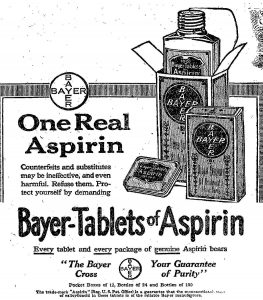 image of bayer aspirin ad