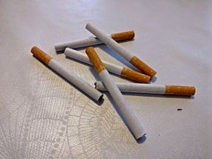 photograph of cigarettes