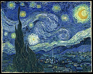 image of starry night by van gogh