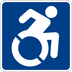image of alternative handicapped accessible sign