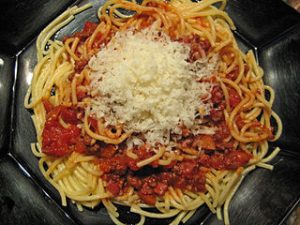 image of spaghetti bolognese