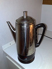 photo of coffee percolator